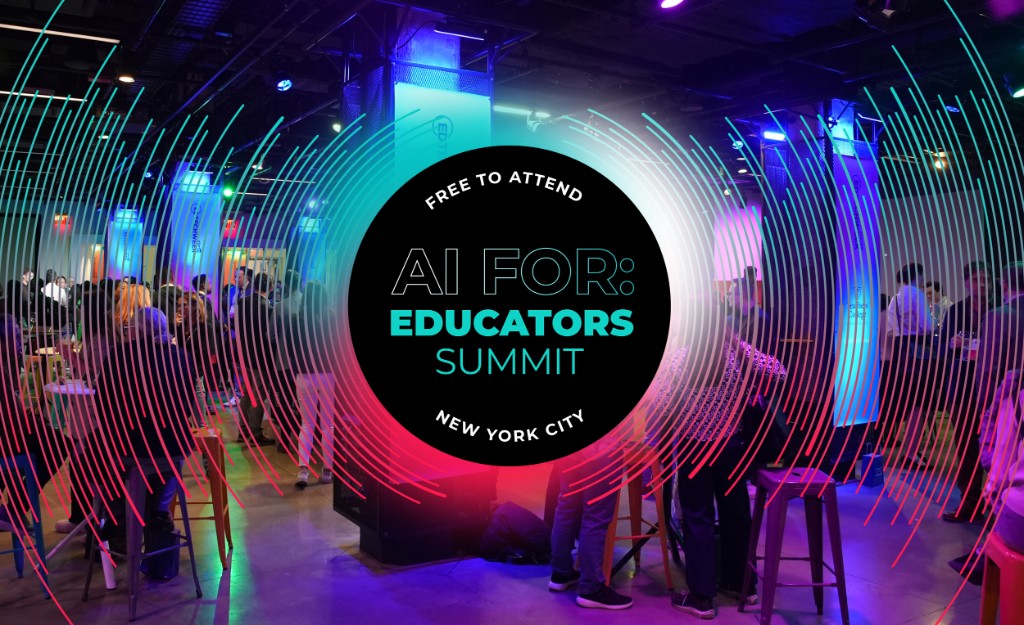 AI for Educators Summit promotional graphic for New York City EdTech Week